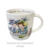 Mok 380 ml - Friends are therapists - Berni Parker, Nieuw