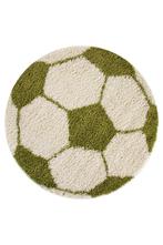 Rond Kindervloerkleed | Fun | Groen | 120x120 cm, Huis en Inrichting, Stoffering | Tapijten en Kleden, Verzenden, Nieuw