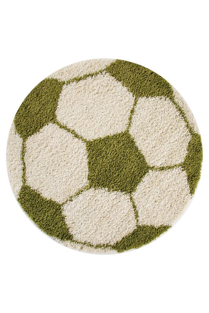 Rond Kindervloerkleed | Fun | Groen | 120x120 cm, Huis en Inrichting, Stoffering | Tapijten en Kleden, Verzenden