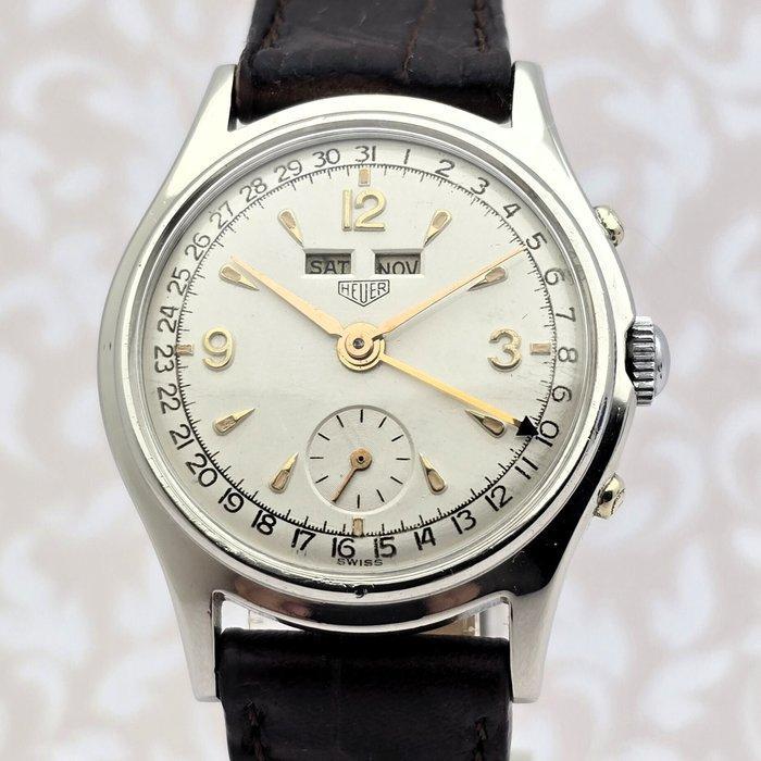Heuer - Triple Calendar - Cal. AS 1302 - Bumper - Zonder, Sieraden, Tassen en Uiterlijk, Horloges | Heren