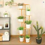 Bamboe Plantenrek 5 Lagen – Binnen en Buiten, Tuin en Terras, Verzenden, Nieuw
