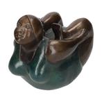 Beeldje - Yoga meditatie sculptuur - Brons
