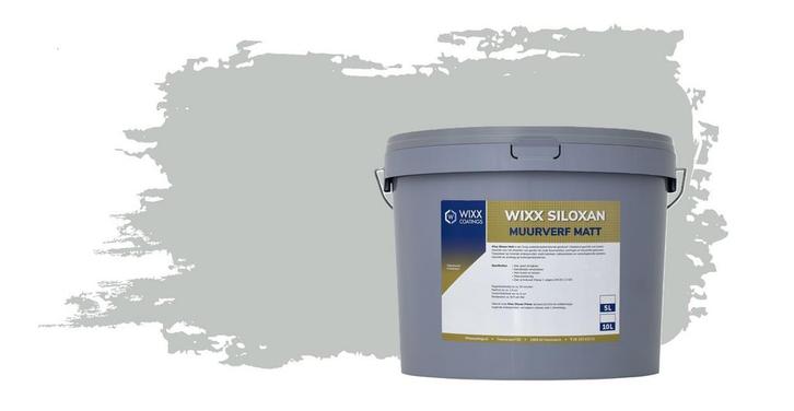 Wixx Siloxan Buitenlatex Matt RAL 7035 | Lichtgrijs 5L, Doe-het-zelf en Verbouw, Verf, Beits en Lak, Verf, Grijs, Nieuw, Minder dan 5 liter