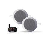Bluetooth Music Center Aquasound + Twist Speakerset 50 Watt, Nieuw, Overige typen, Ophalen of Verzenden, Chroom