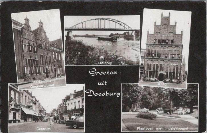 DOESBURG - Meerluik Groeten uit Doesburg, Verzamelen, Ansichtkaarten | Nederland, Verzenden