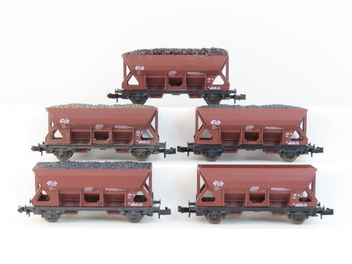Roco N - o.a. 02330 - Modeltrein goederenwagon (5) - 5x, Hobby en Vrije tijd, Modeltreinen | N-Spoor