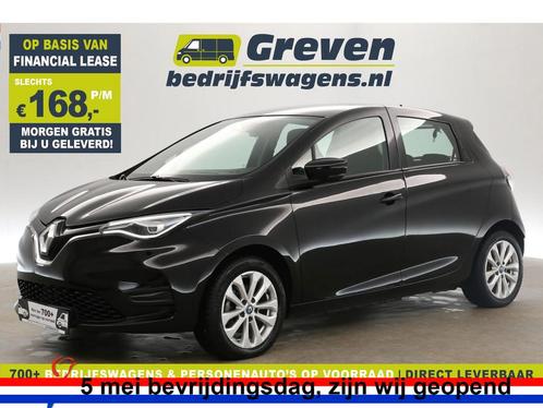 Renault ZOE 52 kWh Experience Limousine Huur-Accu AUT Airco, Auto's, Renault, Automaat, Elektrisch, Zwart, Verzenden