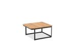 Niehoff Malta Loungertafel Aluminium/Teak - Bruin, Huis en Inrichting, Tafels | Salontafels, Ophalen of Verzenden, Nieuw