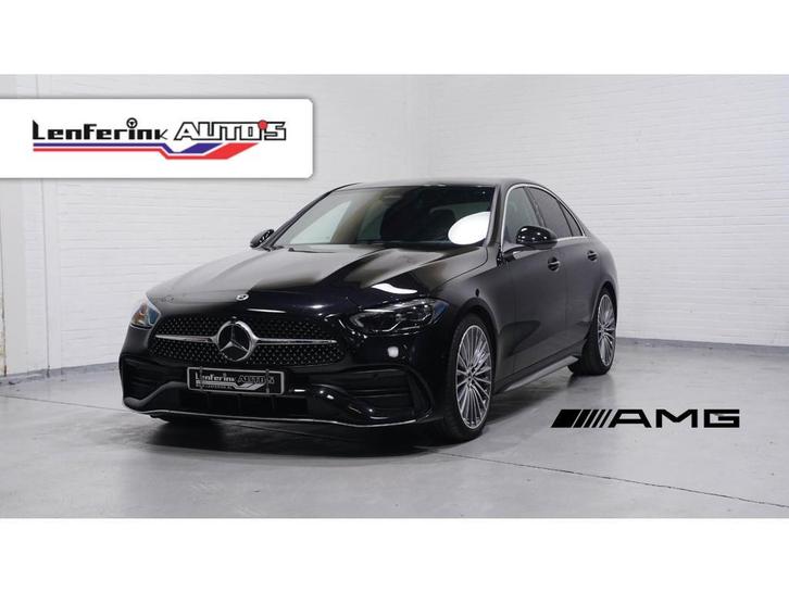 Mercedes C180 170pk Aut. AMG 1e Eig. NAP Apple va € 605/mnd, Auto's, Mercedes-Benz, Origineel Nederlands, Onderhoudsboekje, Te koop