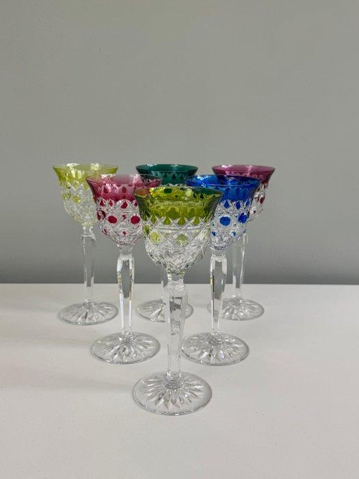 Val Saint Lambert - Drinkglas (6) - Riquewihr - Kristal, Antiek en Kunst, Antiek | Glas en Kristal