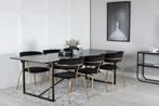 Eetkamerstoel Livia - Goud - Zwart Fluweel - Jörn, Huis en Inrichting, Stoelen, Verzenden, Nieuw
