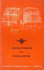 1954 DAF P6 dieselmotor instructieboekje Nederlands, Verzenden
