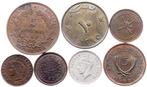 Wereld. Lot of 7pcs 19-20th Century (Zonder Minimumprijs), Postzegels en Munten, Munten | Europa | Niet-Euromunten
