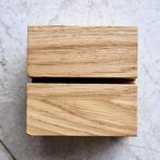 HOCHO Eikenhouten Kaartenhouder 60x60x60 mm – Luxe en Fun., Huis en Inrichting, Ophalen of Verzenden, Nieuw