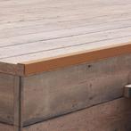 vidaXL Terras hoekplinten 5 st 170 cm HKC lichtbruin, Verzenden, Nieuw