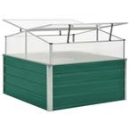 Tuinkas 100x100x77 cm gegalvaniseerd staal groen (Overige), Huis en Inrichting, Verzenden, Nieuw