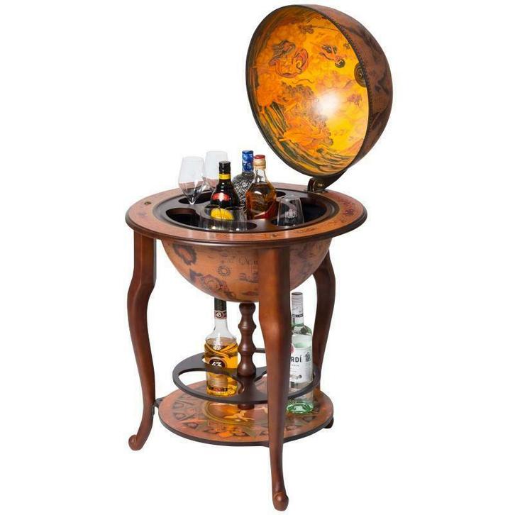 wereldbol globe bar barglobe antiek design 20 modellen, Huis en Inrichting, Kasten | Vitrinekasten, 50 tot 75 cm, Met plank(en)
