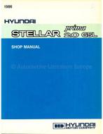 1986 HYUNDAI STELLAR PRIMA WERKPLAATSHANDBOEK, Auto diversen, Handleidingen en Instructieboekjes