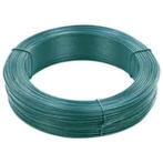 vidaXL Hekbinddraad 250 m 1,6/2,5 mm staal zwartachtig groen, Verzenden, Nieuw