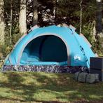 vidaXL Tent 2-persoons snelontgrendeling blauw, Caravans en Kamperen, Tenten, Verzenden, Nieuw, Tot en met 2