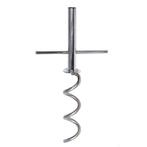 Draaispit RVS groot - 54 cm - RVS304 - met parasolhouder -, Watersport en Boten, Ophalen of Verzenden, Nieuw