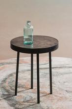 Salontafel Mangohout Carlin 45 cm, Huis en Inrichting, Tafels | Salontafels, Verzenden, Nieuw, Industriële meubels, Overige vormen