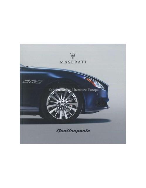 2017 MASERATI QUATTROPORTE GRANLUSSO GRANSPORT BROCHURE, Boeken, Auto's | Folders en Tijdschriften