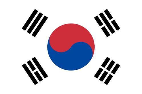 Vlag Zuid-Korea 150cm, Hobby en Vrije tijd, Feestartikelen, Nieuw, Verzenden