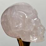 Good Quality AAA light Rose Quartz crystal Skull Kristal -