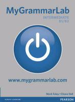 Mygrammarlab Intermediate 9781408299166, Zo goed als nieuw