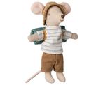 Maileg - Hiker mouse Big Brother (grote broer) (13 cm), Nieuw