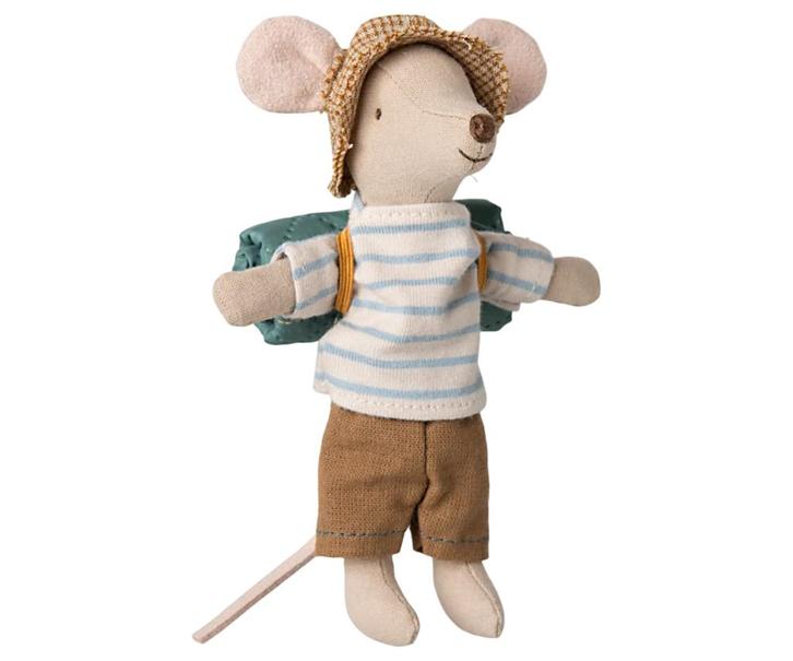 Maileg - Hiker mouse Big Brother (grote broer) (13 cm), Kinderen en Baby's, Speelgoed | Overig