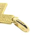 Gouden hanger van een kruis met corpus (Hanger of bedel), Ophalen of Verzenden, Gebruikt, Goud, Overige merken