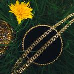 8 Krt. Prince of Wales schakel ketting | 46 cm, Ophalen of Verzenden, Goud