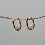 Dames oorbellen goudkleurig met parel nieuw, Overige materialen, Hangers, Verzenden, Nieuw