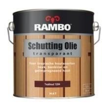 Rambo Schuttingolie 1204 TEAK Transparant - 2,5 liter, Doe-het-zelf en Verbouw, Verf, Beits en Lak, Beits, Overige kleuren, Nieuw