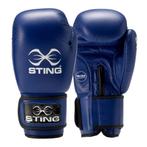 STING World Boxing Bokshandschoen | Blauw (Maat: 10OZ), Verzenden, Nieuw, Overige, Vechtsportbescherming