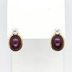Oorbellen - 18 karaat Geel goud - 6.26ct. tw. Robijn -, Sieraden, Tassen en Uiterlijk, Oorbellen, Nieuw