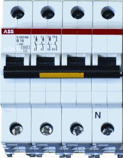 ABB installatieautomaat 3P+N B32A, Doe-het-zelf en Verbouw, Elektra en Kabels, Nieuw, Verzenden