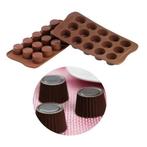 Silikomart Siliconen Bonbonvorm Rond Praline (15x) Ø30 mm, Verzenden, Nieuw