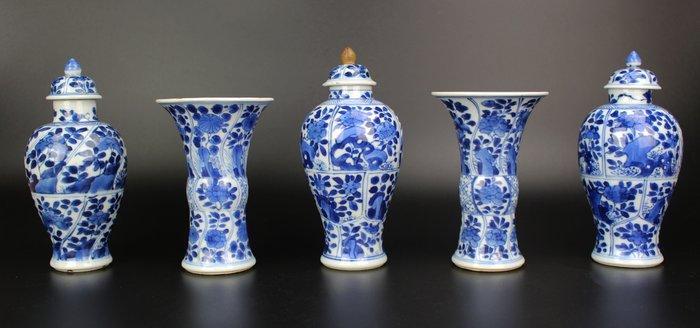 Vaas - Porselein - China - Kangxi (1662-1722) - Miniature, Antiek en Kunst, Antiek | Overige Antiek
