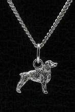 Zilveren Engelse springer spaniel ketting hanger - klein, Verzenden, Nieuw