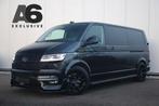 Volkswagen Transporter 2.0 TDI L2H1 DC Bulli, Auto's, Automaat, Volkswagen, Zwart, Diesel