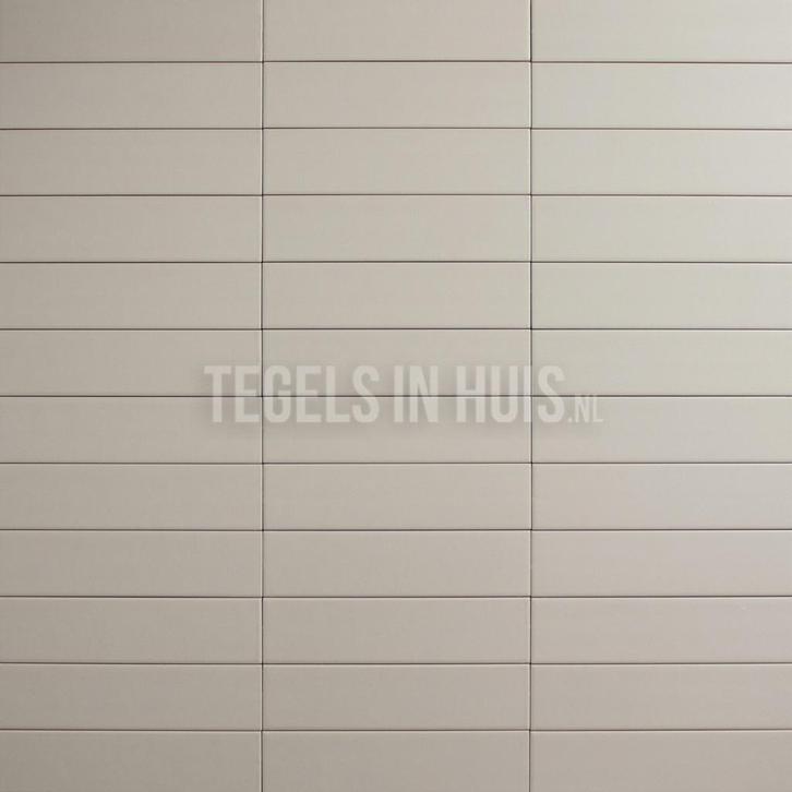Wandtegel costa nova pale beige mat 5x20 ideaal voor, Doe-het-zelf en Verbouw, Tegels, Wandtegels, Nieuw, 10 m² of meer, Keramiek