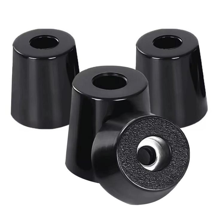 Vloerbeschermers 12x8x7mm - Anti-slip doppen - Rond - Zwart, Huis en Inrichting, Stoelen, Nieuw, Verzenden