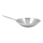 Wokpan rvs - platte bodem Ø 36cm, Verzenden, Nieuw in verpakking