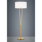 LED Vloerlamp - Trion Hilton - E27 Fitting - Rond - Mat Goud, Ophalen of Verzenden, Nieuw, Metaal