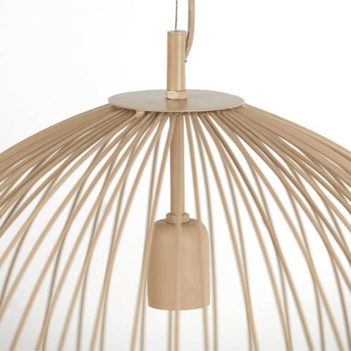 Rilana hanglamp metaal Ø56 cm beige - OUTLET B, Huis en Inrichting, Stoelen, Nieuw, Ophalen of Verzenden