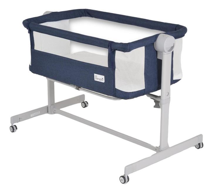 Moni Pengy Blue Wieg aan Bed, Kinderen en Baby's, Babywiegjes en Ledikanten, Nieuw, Verzenden