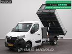 Renault Master 130PK Kipper met Kist Dubbellucht 3,5t Trekha, Stof, Gebruikt, Euro 6, Renault